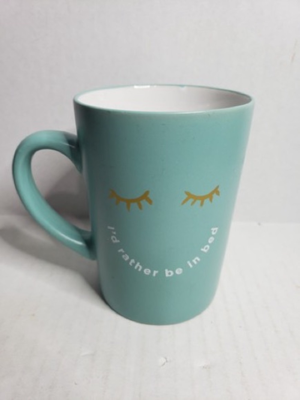 Ayesha Curry "I'd Rather Be In Bed" Oversized Coffee Cup/ Mug 15 oz. NWT NIB - Picture 13 of 16